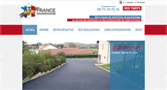 Desktop Screenshot of france-goudronnage.com